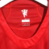 2007/08 M Utd Home Retro Player Version Long Sleeve Soccer Jersey 球员版长袖