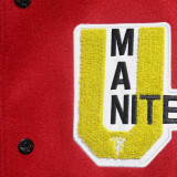 2025/26 M Utd Red Baseball Cotton Jacket