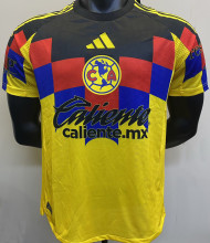 2025/26 Club America Home Player Version Soccer Jersey 背后广告黑色