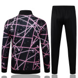 2025/26  PSG Black Jacket Tracksuit 喷墨