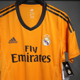 2013/14 RM Thrid Orange Retro Retro Player Version Soccer Jersey  球员版