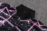 2025/26  PSG Black Jacket Tracksuit 喷墨
