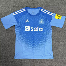2025/26 Newcastle Blue GK Fans Soccer Jersey