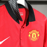 2013/14 M Utd Home Retro Player Version Soccer Jersey