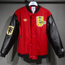 2025/26 M Utd Red Baseball Cotton Jacket