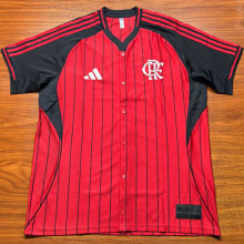 2025/26 Flamengo Red Baseball T-Shirt