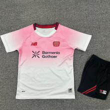 2025/26 LeverKusen Away Kids Soccer Jersey