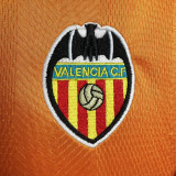 1999/2000 Valencia Away Orange Retro Soccer Jersey