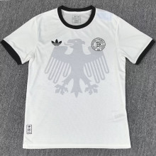 2025/26 Germany 125Th Special Edition White Fans Jersey 胸前有暗纹