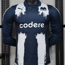 2025/26 Monterrey 80Th Anniversary Edition Player Version Long Sleeve Soccer Jersey 胸前队微是M长袖