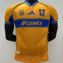 2025/26 U.A.N.L Tiger Home Yellow Player Version Soccer Jersey