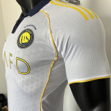 2024/25 Al Nassr 4TH White Player Version Soccer Jersey