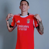 2025/26 Benfica Home Red Player Version Soccer Jersey 领前是白色