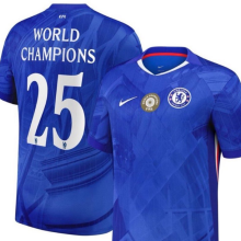 WORLD CHAMPIONS #25 CFC 1:1 Quality Home Blue Fans Soccer Jersey 2025/26 ★★