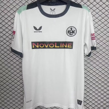 2025/26 Kaiserslautern Away White Fans Soccer Jersey 凯泽斯劳滕