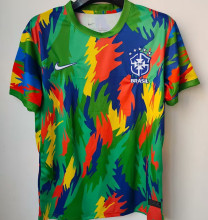 2025/26 Brazil Special Edition Black Fans Jersey 绿色领