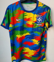 2025/26 Brazil Special Edition Black Fans Jersey 蓝色领