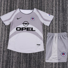 2001/2002 PSG Away Retro Kids Soccer Jersey