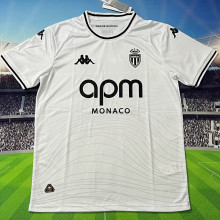 2025/26 Monaco Away White Fans Soccer Jersey