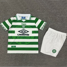 1997/1999 Celtic Home Retro Kids Soccer Jersey