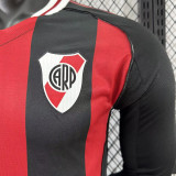 2025/26 River Plate Away Player Version Long Sleeve Jersey  长袖胸前空白版