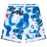 C2503 Jordan Casual Short Pants 素描白