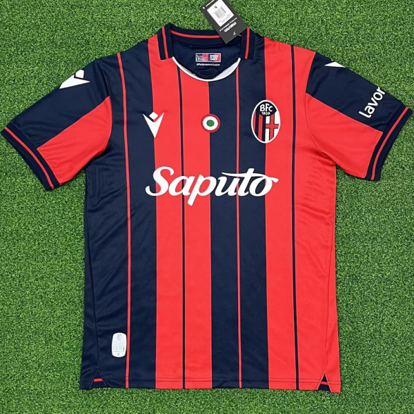 2025/26 Bologna Home Fans Soccer Jersey