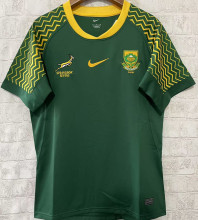 2025/26 South Africa Home Green Rugby Jersey  南非7人