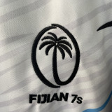 2025/26 Fiji Home White Rugby Jersey 斐济7人