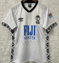 2025/26 Fiji Home White Rugby Jersey 斐济