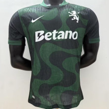 2025/26 Sporting Lisbon Away Player Version Soccer Jersey 里斯本