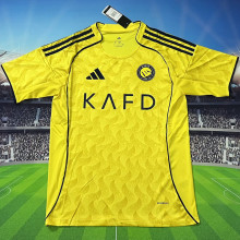 2025/26 Al Nassr Home Yellow Fans Soccer Jersey