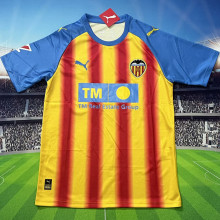 2025/26 Valencia Third Fans Soccer Jersey  带广告
