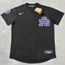 2025/26 PSG Black Baseball T-Shirt