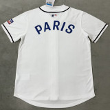 2025/26 PSG White Baseball T-Shirt