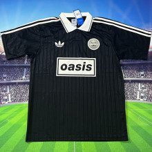 2025/26 AD x oasis Black Retro Style Fans Soccer Jersey