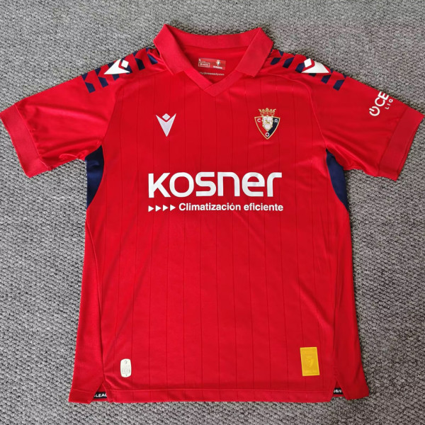 2025/26 Osasuna Home Red Fans Soccer Jersey