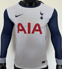 2025/26 TH FC Home White Player Version Long Sleeve Soccer Jersey