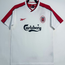 1998/1999 LFC Away White Retro Soccer Jersey