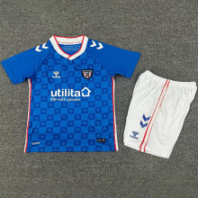 2025/26 Sunderland Away Blue Kids Soccer Jersey