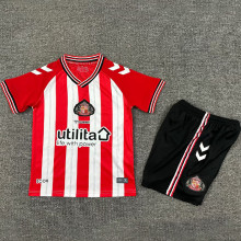 2025/26 Sunderland Home Kids Soccer Jersey