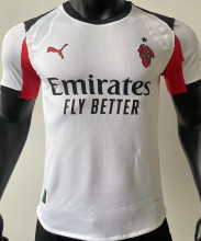 2025/26 AC Milan Away White Player Version Soccer Jersey
