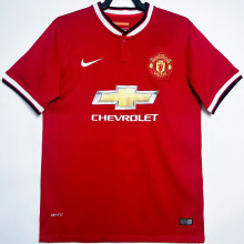 2014/2015 M Utd Home Red Retro Soccer Jersey