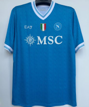 2025/26 Napoli 1:1 Quality Home Blue Fans Soccer Jersey