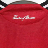 2025/26 M Utd Home Red Player Version Long Sleeve Soccer Jersey