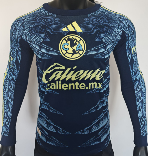 2025/26 Club America Away Player Version Long Sleeve Soccer Jersey 长袖