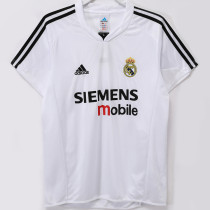 2004-2005 RM White Home Retro Soccer Jersey