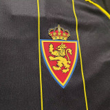 2025/26 Zaragoza Away Black Fans Soccer Jersey
