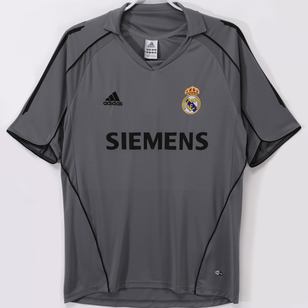 2005/06 RM Third Grey Retro Soccer Jersey