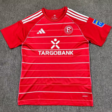 2025/26 Fortuna Dusseldorf Hoem Red Fans Soccer Jersey 杜塞尔多夫